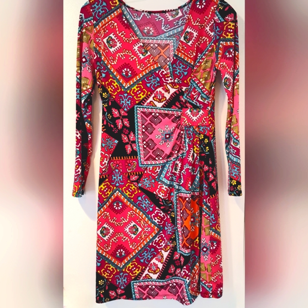 Stretchy colourful dress